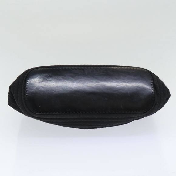 GUCCI Bamboo Hand Bag Nylon Black Auth am6667 - Picture 9 of 16